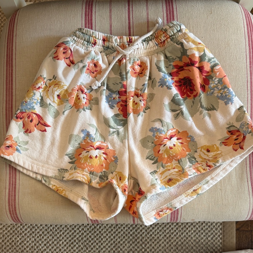 Loeffler Randall Floral Athletic Shorts - Multicolor